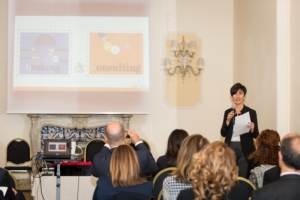 Beatrice Lomaglio, responsabile marketing Broking & Consulting, presenta la ricerca La sanità protagonista