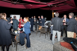 All'evento è seguito un aperitivo di networking sulla terrazza dell'hotel