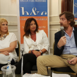 Patrizia Serenella, Direttore responsabile formazione Event Lab, Ilaria Micacchi, Direttore generale Health Care Italia Roma e Rome American Hospital e Maurizio Tralcini, Segretario Fondazione Health Care and Research Onlus